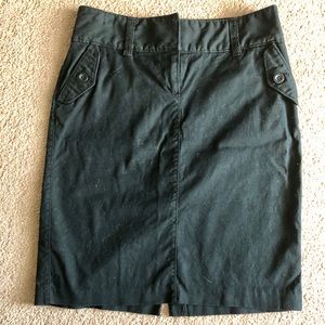 Old Navy Black Denim Skirt